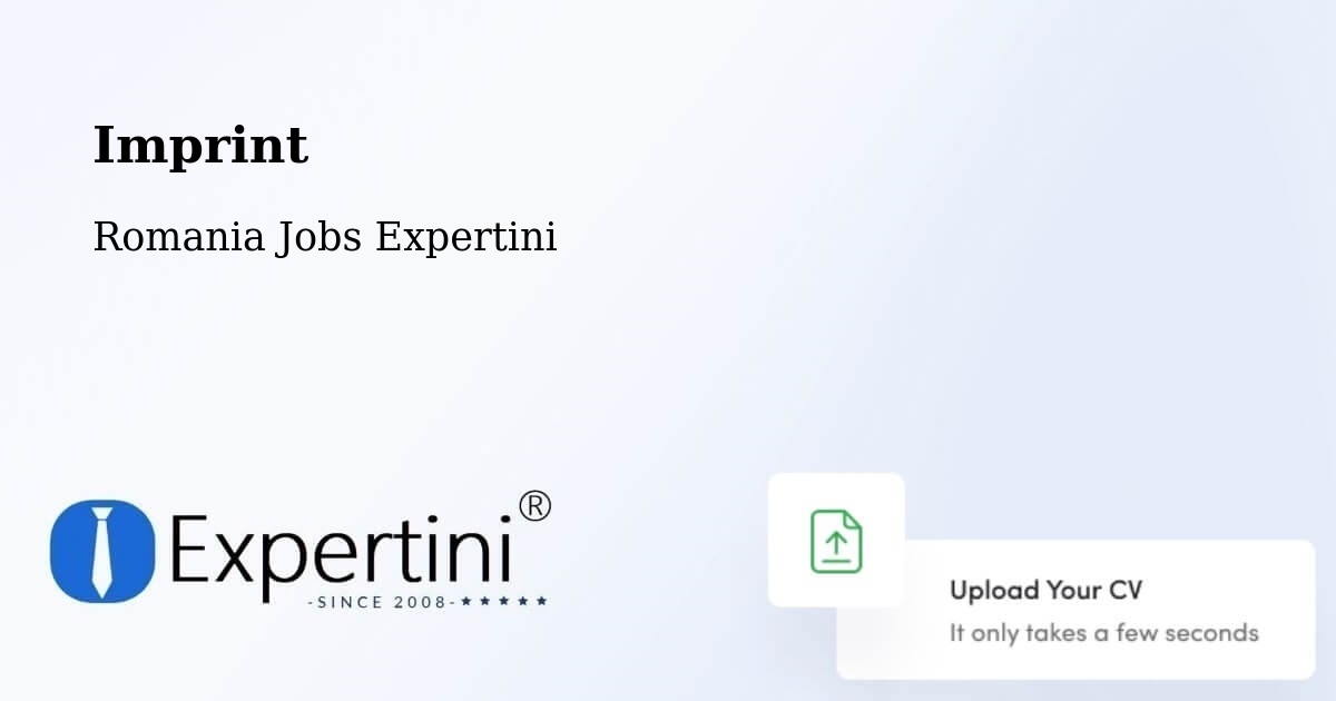 Imprint – Comuna Crevenicu - Romania Jobs Expertini
